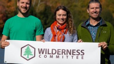 Wilderness Committee leaders in Algonquin Provincial Park.