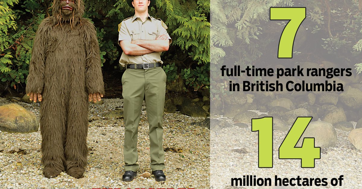 Bc Has Just One Full Time Park Ranger For Every Two Million Hectares Environmental Group Wilderness Committee